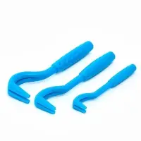 Набор выкручивателей для клещей, 3 размера, пластик, голубой