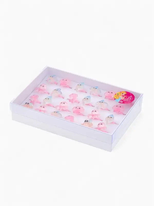 Кольцо «Выбражулька» морские жители, форма МИКС, цветное, безразмерное Кольцо «Выбражулька» морские жители, форма МИКС, цветное, безразмерное