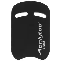 Доска для плавания ONLYTOP, 44&times;28&times;3.3 см, чёрная