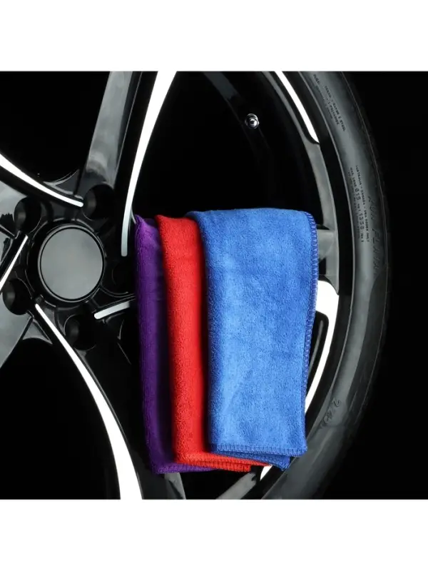 Тряпка для мытья автомобиля, Grand Caratt, микрофибра, 300 г/м&sup2;, 20&times;30 см, набор 3 шт.