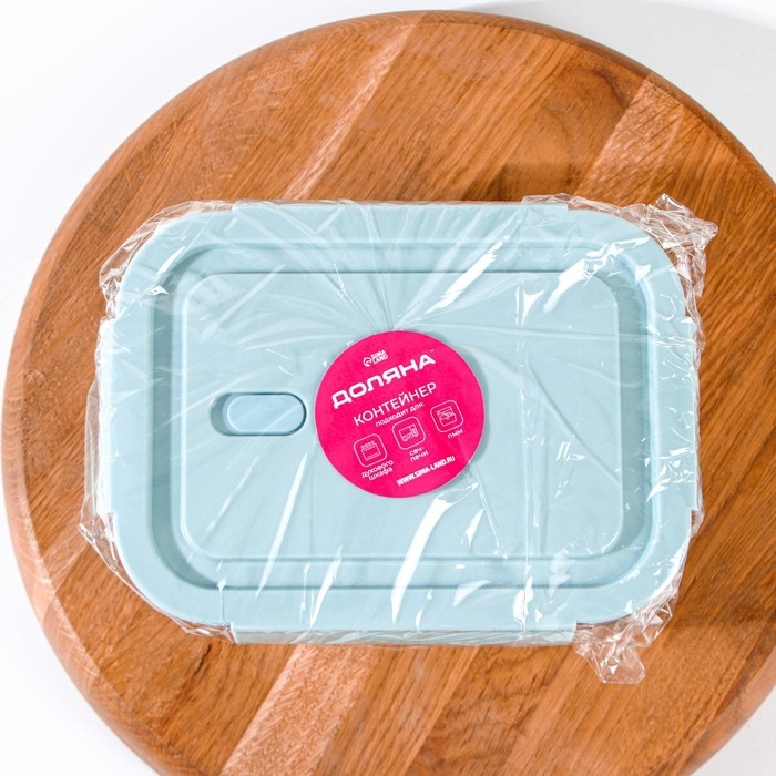 Контейнер из жаропрочного стекла с крышкой Cook and Freeze, 650 мл, 17,5×13×6 см, цвет МИКС Контейнер из жаропрочного стекла с крышкой Cook and Freeze, 650 мл, 17,5×13×6 см, цвет МИКС