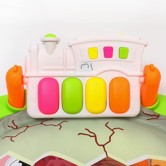 Развивающий музыкальный коврик «Сказочные птицы», 85х85 см. Развивающий музыкальный коврик «Сказочные птицы», 85х85 см.