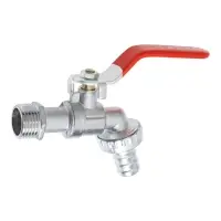 Кран водоразборный со штуцером ZEIN Engr, 1/2"
