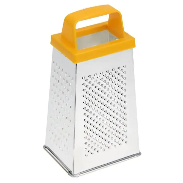 Тёрка Доляна, 4 грани, 11&times;8.5&times;22 см, металл, МИКС