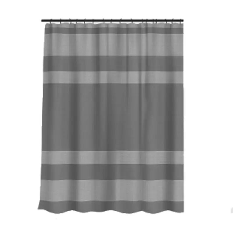 Шторка для ванной тм VETTA Летиция, жаккард 120гр., 180x180 см, 2 цвета - бежевый, серый