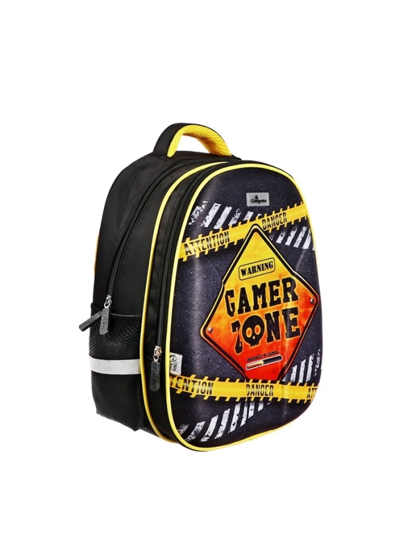 Рюкзак каркасный школьный, 39 х 30 х 14 см, Calligrata  Рюкзак каркасный школьный, 39 х 30 х 14 см, Calligrata "Пиксельный мир"