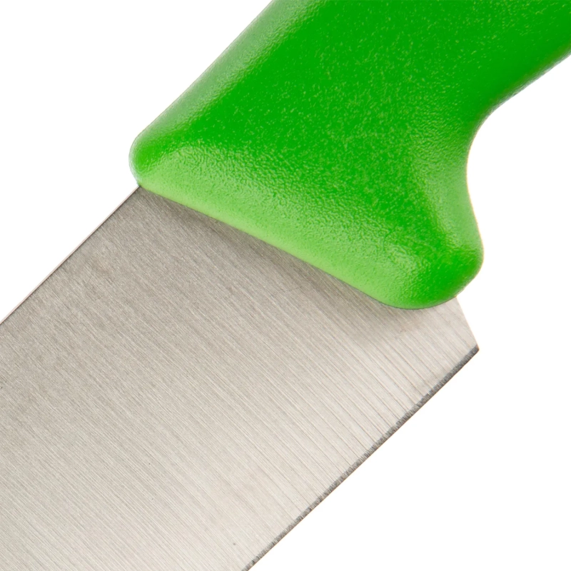 Нож универсальный  лез 200 мм  толщ 2 мм  3Cr13  зел пластиковая ручка