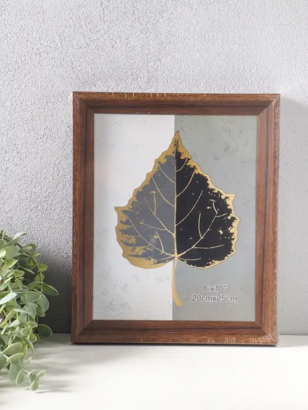 Фоторамка пластик 20х25 см "Прованс" бежево-коричневый 29х23,7х3 см