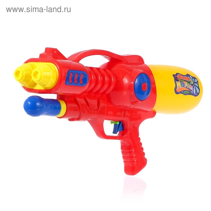 Водный пистолет &laquo;Буря&raquo;, с накачкой, 39 см, цвета МИКС