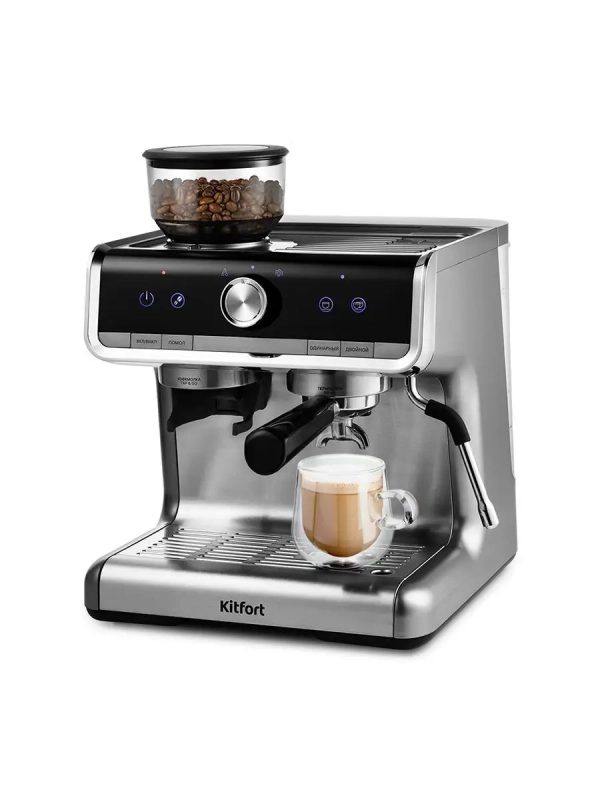 Кофейная станция кофеварка рожковая КТ-789 - 1550 Вт - 2.8 л