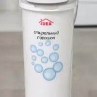 Контейнер для стирального порошка, 5 л, 11&times;24.6&times;32 см, серый