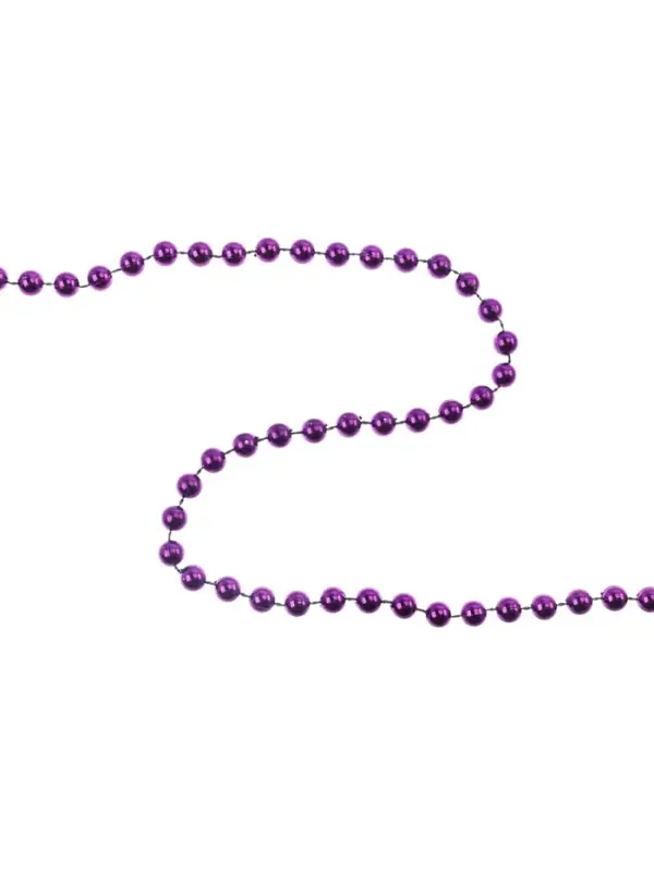 Бусы на ёлку &laquo;Шар&raquo;, длина 2.7 м, d=7 мм, малиновые
