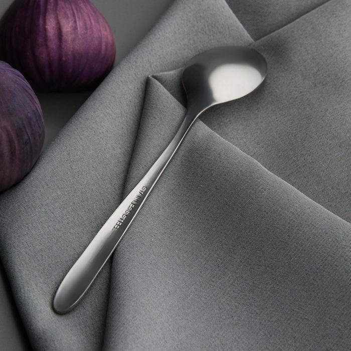 Набор ложек чайных из нержавеющей стали Доляна «Антураж», длина 15 см, 6 шт, цвет серебряный Набор ложек чайных из нержавеющей стали Доляна «Антураж», длина 15 см, 6 шт, цвет серебряный