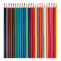 Карандаши 24 цвета ErichKrause "Color Friends", пластик, трехгранные, европодвес