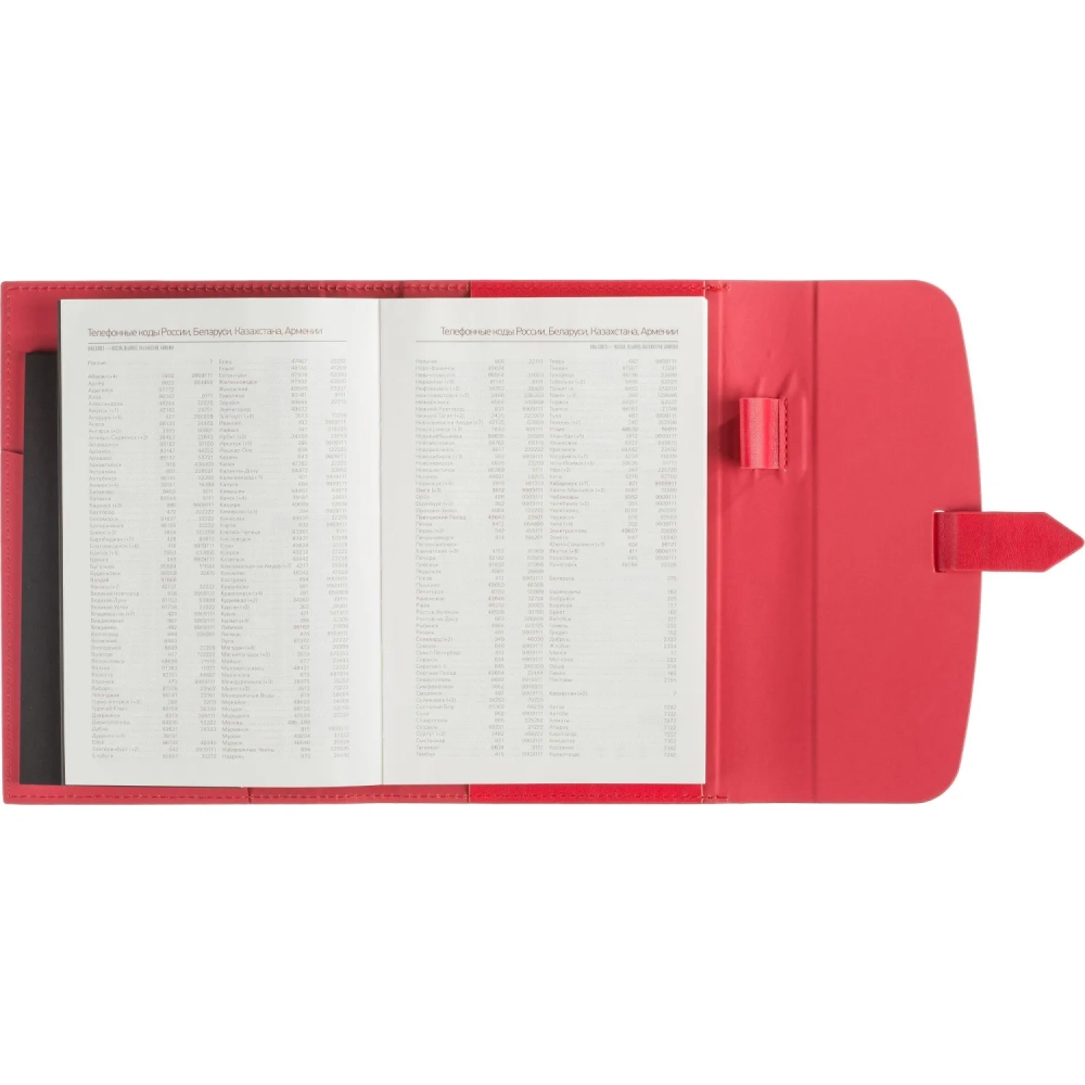 Ежедневник недатированныйА5 Senate красный 272 стр. 3-213/01