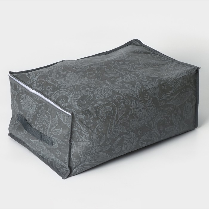 Кофр для хранения вещей &laquo;Нея&raquo;, 45&times;30&times;20 см, цвет серый