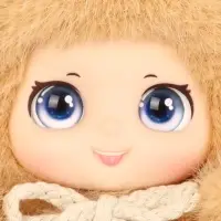 Мягкая игрушка - брелок &laquo;Овечка Бель&raquo;, 15 см, бежевая