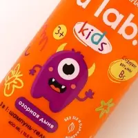 Детский шампунь-гель-пена 3в1 &laquo;Монстрики&raquo;, 400 мл, аромат озорная дыня, ULAB