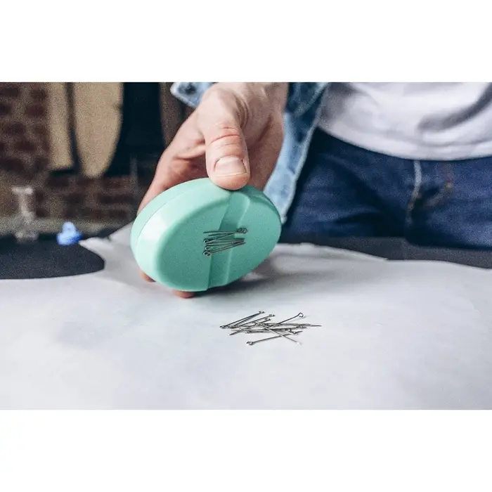 Игольница магнитная, 10.1&times;7 см, бирюзовая