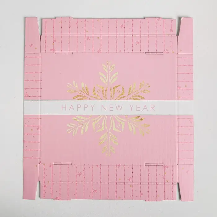 Коробка подарочная новогодняя складная «Теплоты», 31,2 х 25,6 х 16,1 см, Новый год Коробка подарочная новогодняя складная «Теплоты», 31,2 х 25,6 х 16,1 см, Новый год