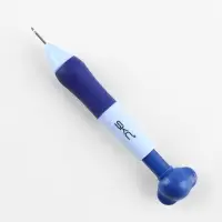 Игла для вышивания TEIRA, для ковровой техники, d=1.3/1.6/2.2 мм, с нитевдевателями, голубая, синяя