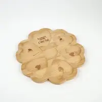 Менажница в форме цветка «Любовь», бамбук, 25 см Менажница в форме цветка «Любовь», бамбук, 25 см