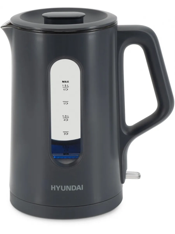 Чайник HYK-G4508 1,5л 1700Вт серый (стекло)