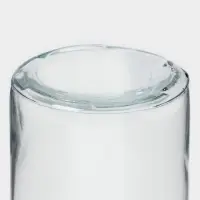 Бутылка для соусов и масла Доляна &laquo;Парфе&raquo;, 600 мл, 8&times;16.5 см, с пробковой крышкой, стекло, прозрачная