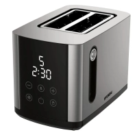 Тостер HYT-2302 800Вт черный-серебристый