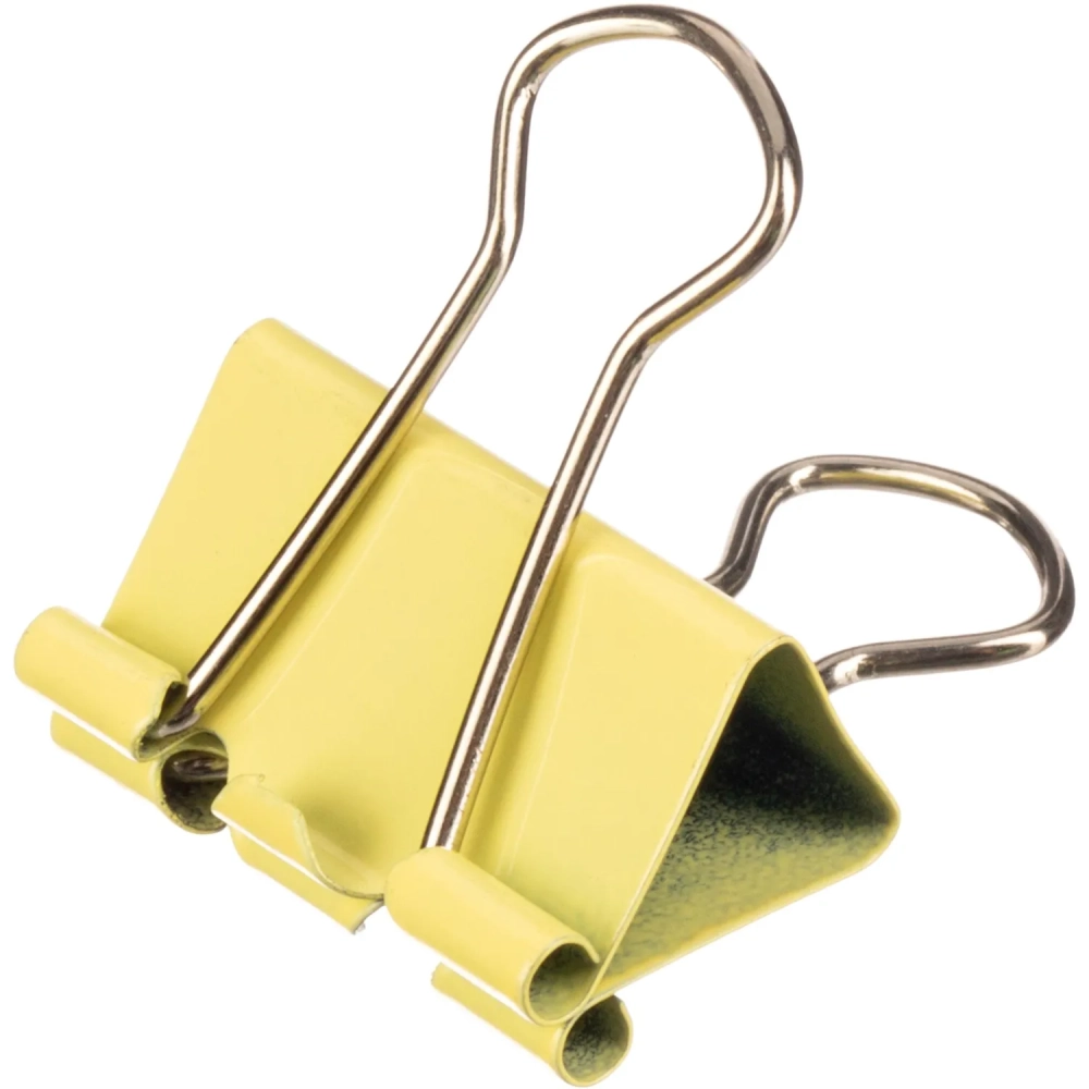 Зажимы для бумаг ассорти цветн (19мм,25мм,32мм), 12шт/уп Attache,пласт.бок