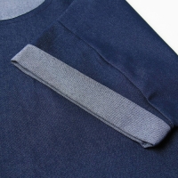 Футболка женская оверсайз MINAKU:  Jeans Collection цвет синий, р-р 52