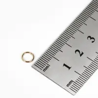 Кольцо соединительное 0.8&times;6 мм (набор 50 г, &plusmn; 570 шт.) СМ-976, цвет золото