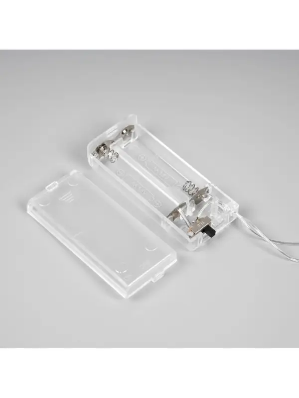 Светодиодная верхушка на ёлку &laquo;Звезда белая&raquo;, 16 см, 10 LED, от батареек ААх2, фиксинг, свечение мульти