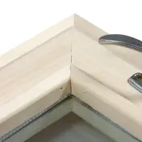 Окно, 30×30см, однокамерный стеклопакет, осина Окно, 30×30см, однокамерный стеклопакет, осина