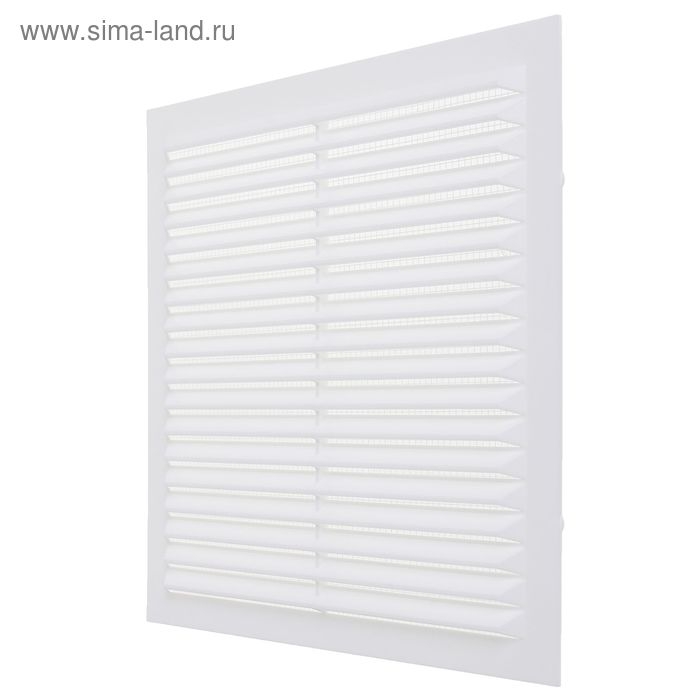 Решетка вентиляционная ERA 1919 С, 194х194 мм, с сеткой, неразъемная