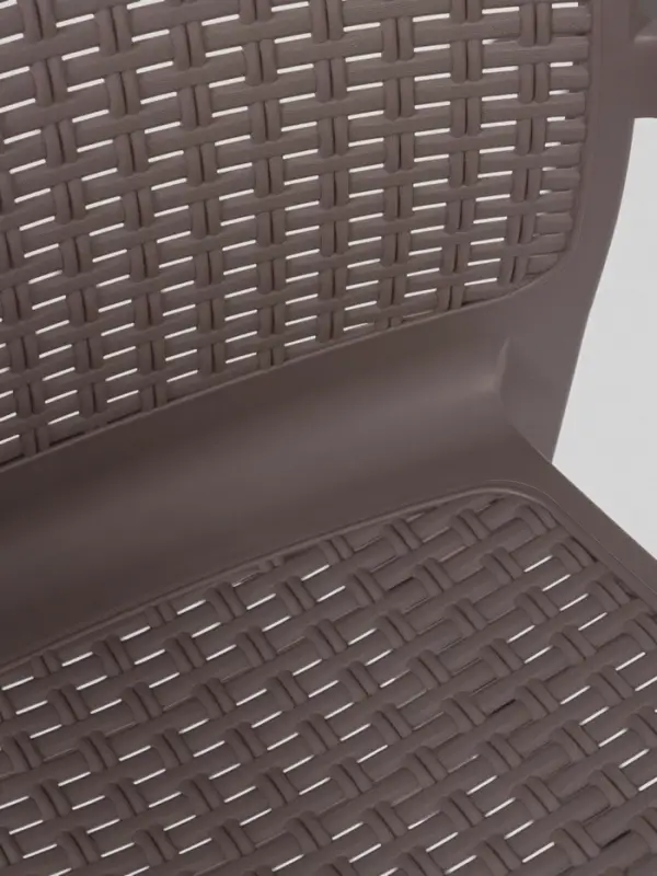 Стул садовый Rattan, 50.6&times;58&times;83.3 см, пластиковый, цвет французский платан