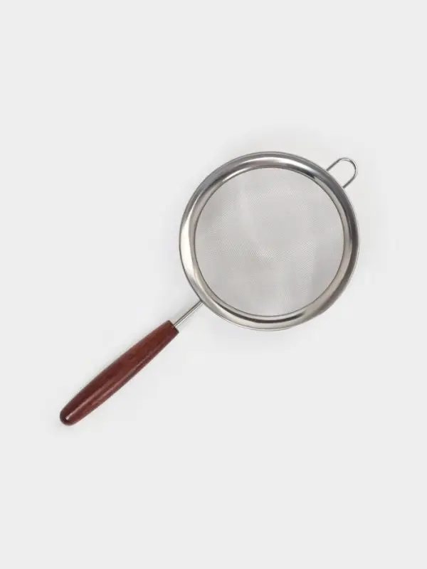 Сито с ручкой Magistro &laquo;Версаль&raquo; d=10.5 см, нержавеющая сталь, ручка акация