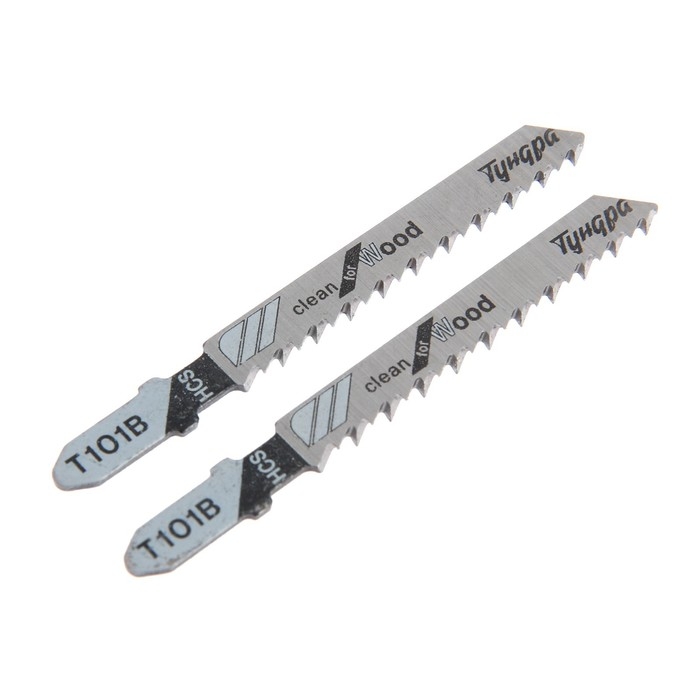 Пилки для лобзиков ТУНДРА, по дереву, прямой рез, HCS, 50/75 х 2.5 мм, 2 шт. Пилки для лобзиков ТУНДРА, по дереву, прямой рез, HCS, 50/75 х 2.5 мм, 2 шт.