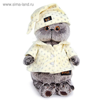 Мягкая игрушка «Кот Басик в пижаме», 30 см