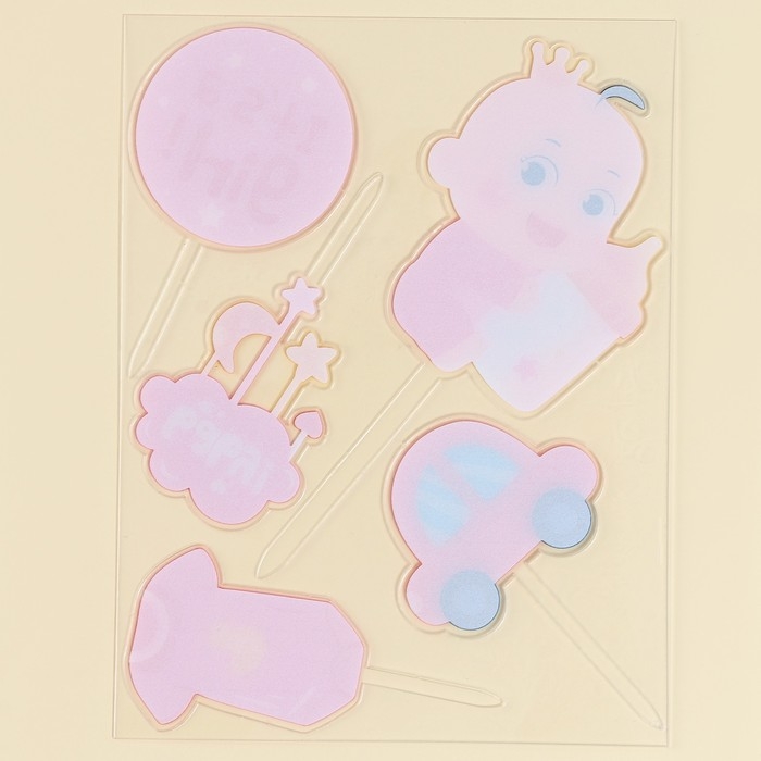 Набор топперов «Девочка» Набор топперов «Девочка»