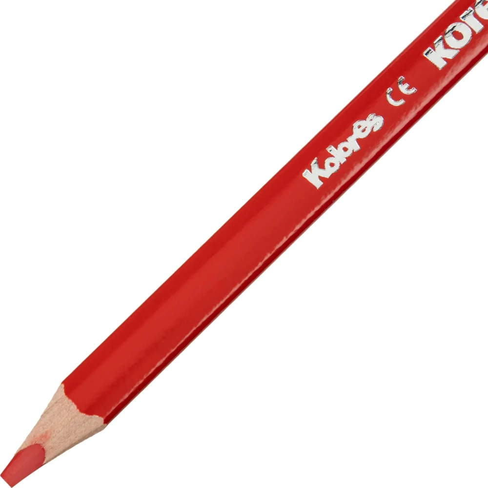 Карандаши цветные 24 цв.Kores Kolores Jumbo,трехгр, 5 мм, с точилкой, 93524