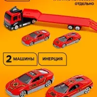 Машинка металлическая &laquo;Пожарный автовоз&raquo;, масштаб 1:64