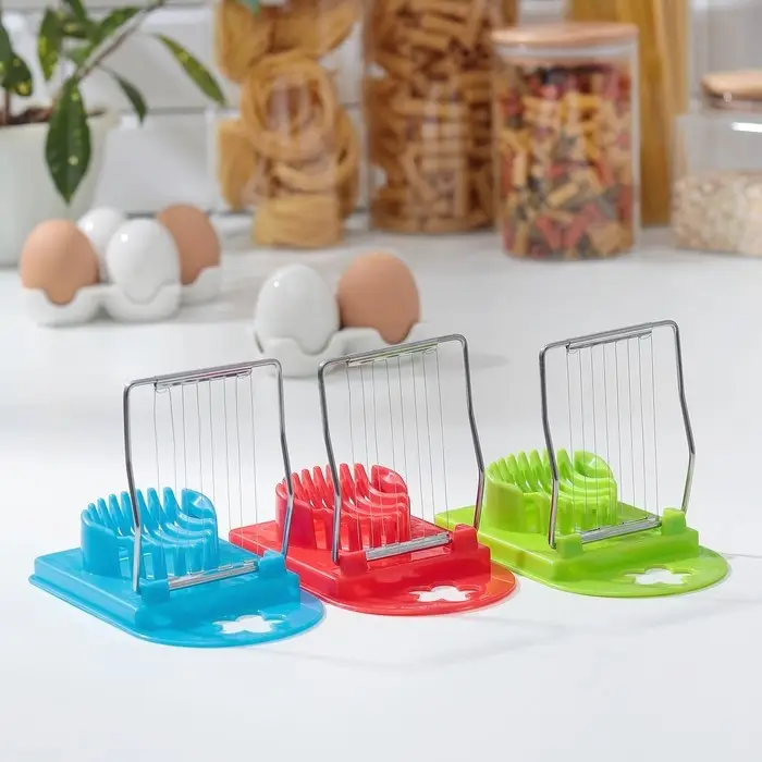 Яйцерезка Доляна &laquo;Комфорт&raquo;, 14&times;8 см, МИКС