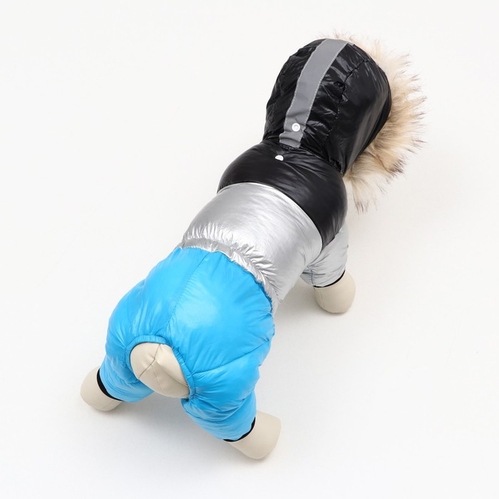 Комбинезон Комбинезон "Пушок", размер 16 (ДС 36 см, ОГ 46 см, ОШ 35 см), голубой