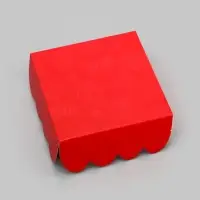 Коробка для печенья, «Новогодняя почта», 7×7×3 см, Новый год