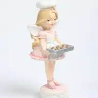 Фигурка полистоун &laquo;Ангелок в розовом платье&raquo; 8.5&times;7&times;15.5 см