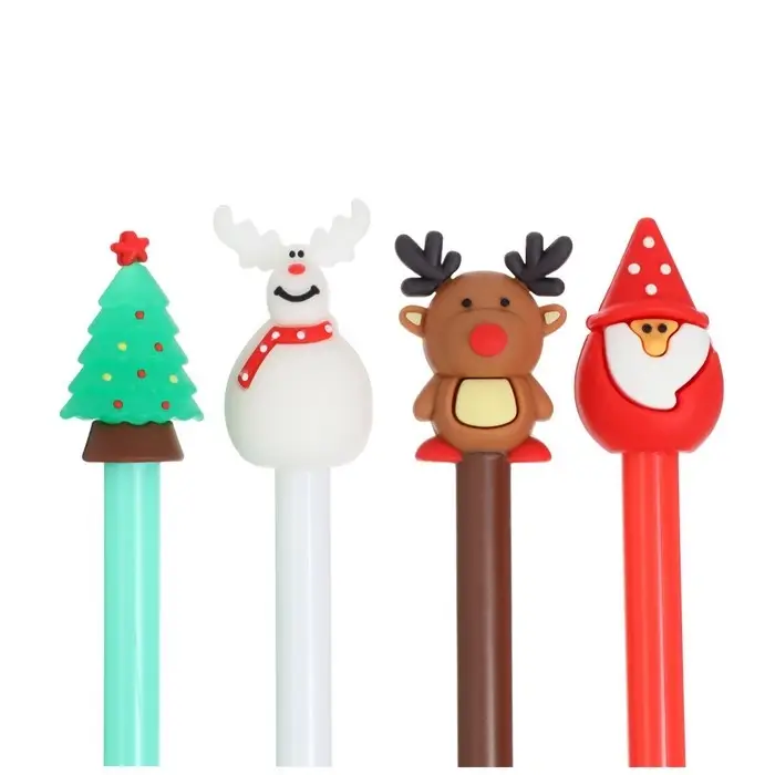 Ручка - прикол гелевая Calligrata «Новый год», неавтоматическая, чёрные чернила, 0.38 мм, штрихкод на штуке, подарочная, МИКС Ручка - прикол гелевая Calligrata «Новый год», неавтоматическая, чёрные чернила, 0.38 мм, штрихкод на штуке, подарочная, МИКС