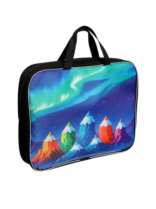 Папка с ручками Calligrata &laquo;Сияние&raquo;, А4, 70 мм, 350&times;270, текстиль