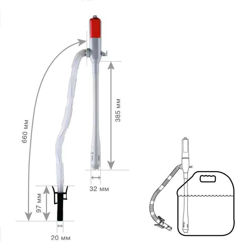 Насос для перекачки топлива электрический SMART SP-410EP