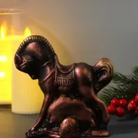 Фигурка "Лошадь" 13,5х5х14 см, бронза